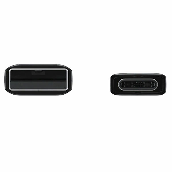 כבל סמסונג USB-A ל-USB-C מקורי באורך 1 מטר לטעינה מהירה Samsung שחור