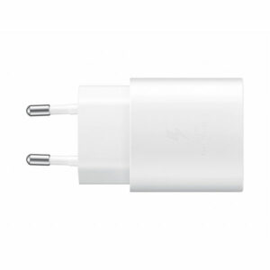 ראש מטען סמסונג מקורי בהספק 25 וואט עם יציאת USB-C לבן