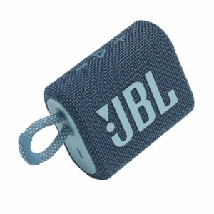 רמקול JBL GO 3 כחול עם מבנה קומפקטי וסאונד עוצמתי יבואן רשמי