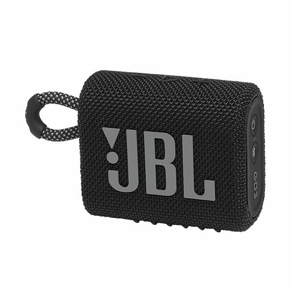 רמקול JBL GO 3 שחור עם מבנה קומפקטי וסאונד עוצמתי יבואן רשמי