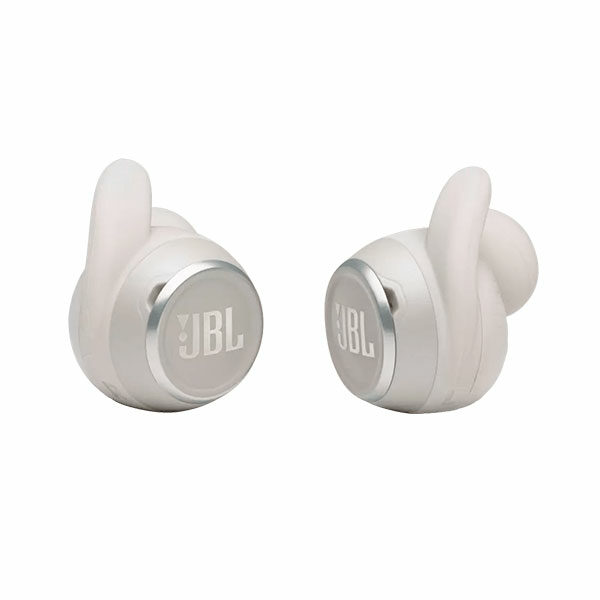 אוזניות ספורט אלחוטיות JBL Reflect Mini NC לבן עם סינון רעשים ועמידות למים