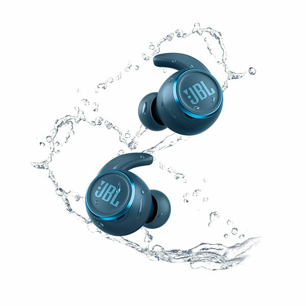 אוזניות ספורט אלחוטיות JBL Reflect Mini NC כחול עם סינון רעשים ועמידות למים