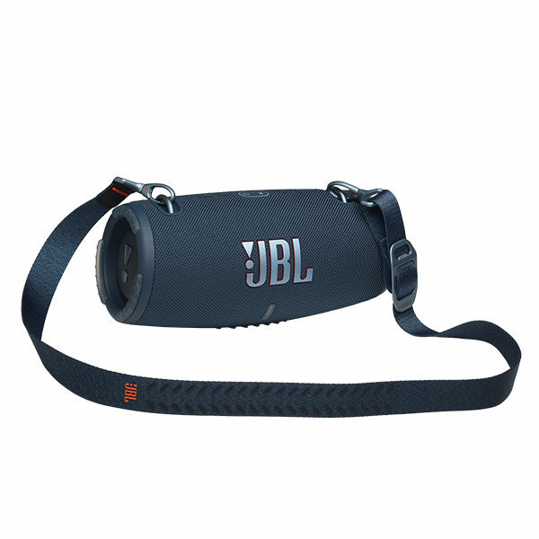 רמקול JBL XTREME 3 כחול עם רצועת נשיאה וסאונד מאסיבי