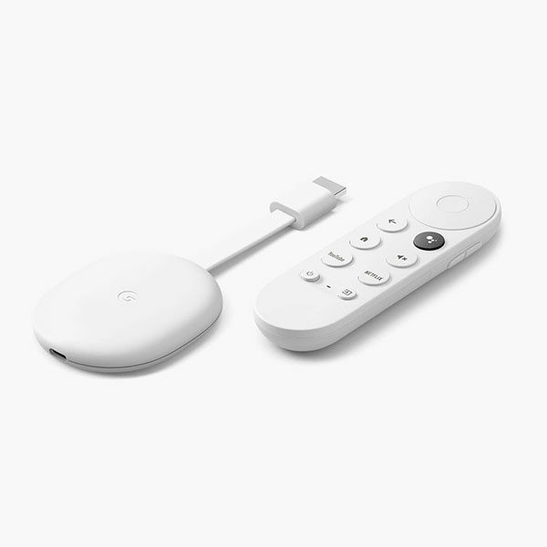 סטרימר Chromecast עם Google TV תומך ב-4K HDR עם שלט חכם