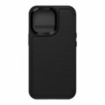 כיסוי ארנק לאייפון 13 פרו Otterbox Strada עור שחור הכיסוי החזק בעולם