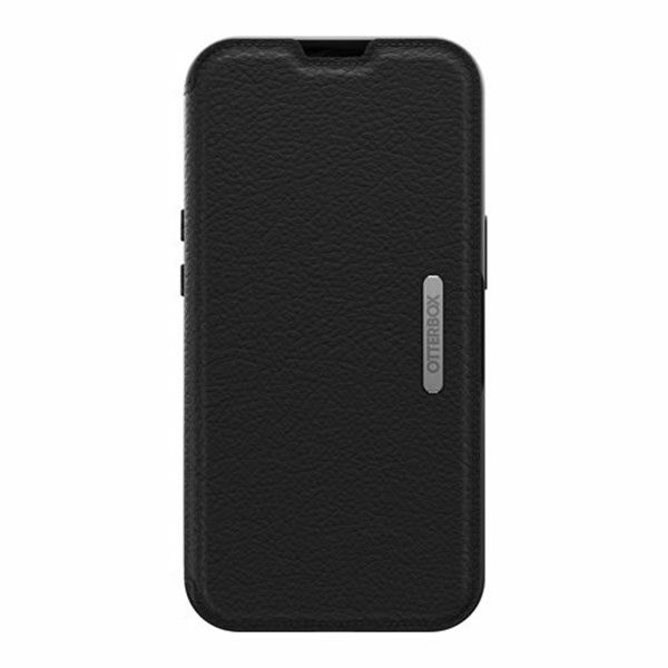 כיסוי ארנק לאייפון 13 פרו Otterbox Strada עור שחור הכיסוי החזק בעולם