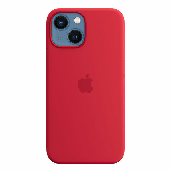 כיסוי לאייפון 13 מיני מקורי אדום Product RED סיליקון תומך MagSafe