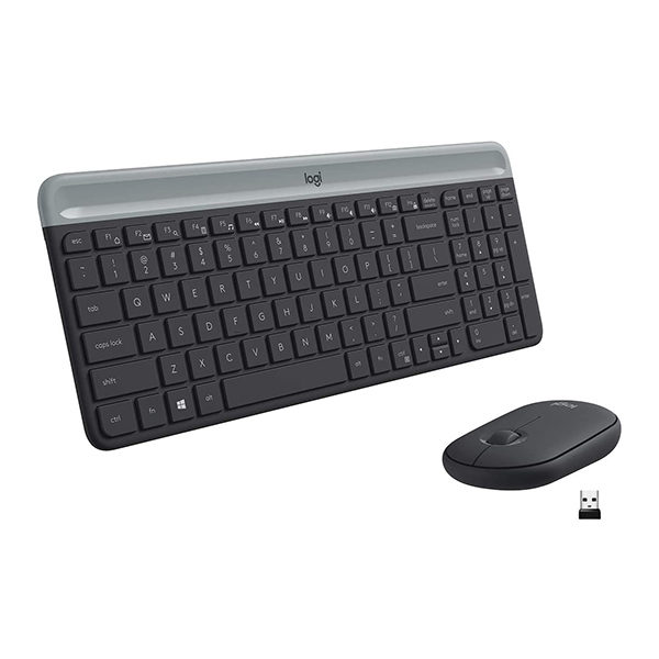 עכבר ומקלדת אלחוטיים דקים ואיכותיים למחשב Logitech MK470