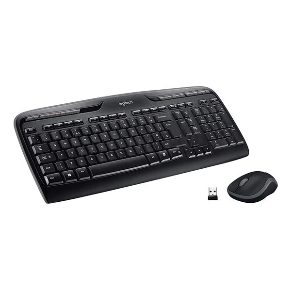 עכבר ומקלדת אלחוטיים למחשב Logitech MK330 עם חיי סוללה ארוכים