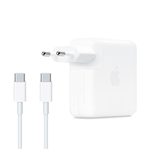 מטען למקבוק 67 וואט עם כבל USB-C באורך 2 מטר מקורי Apple 67W