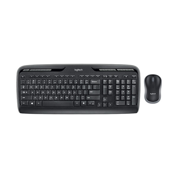 עכבר ומקלדת אלחוטיים למחשב Logitech MK330 עם חיי סוללה ארוכים