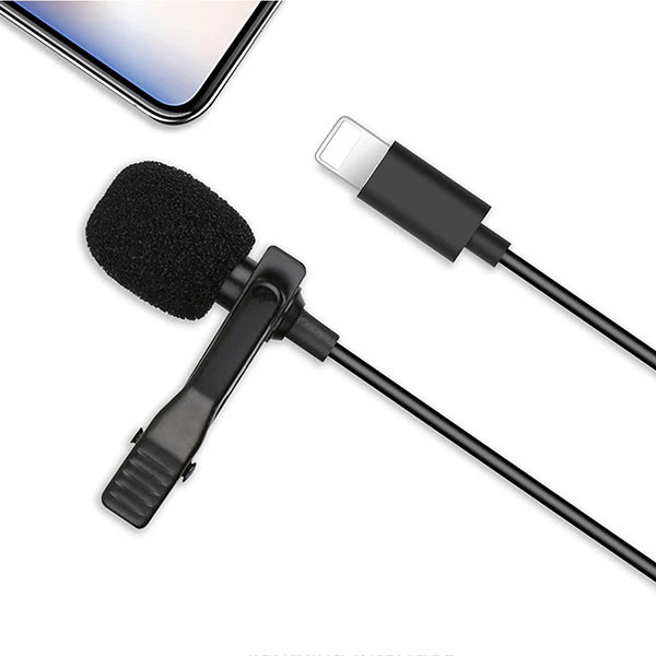 מיקרופון דש עם חיבור USB-C וקליפס לחולצה XO MKF-03