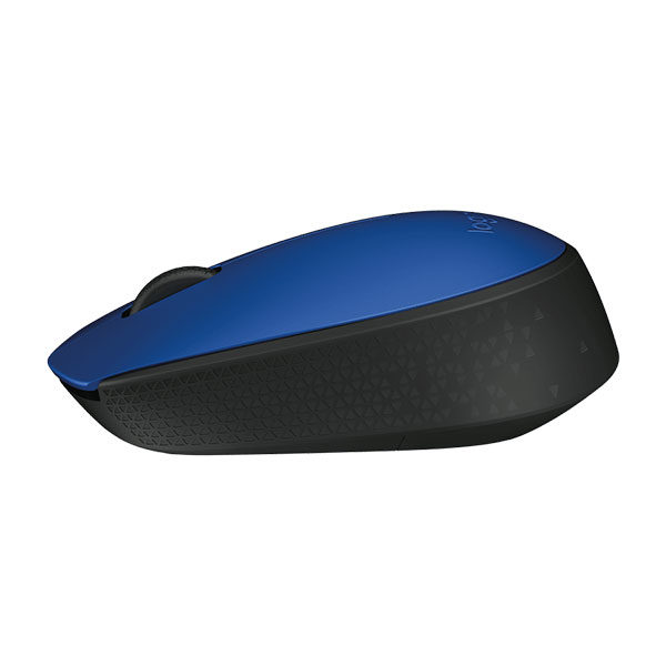 עכבר אלחוטי למחשב Logitech M171 עם מבנה קומפקטי כחול