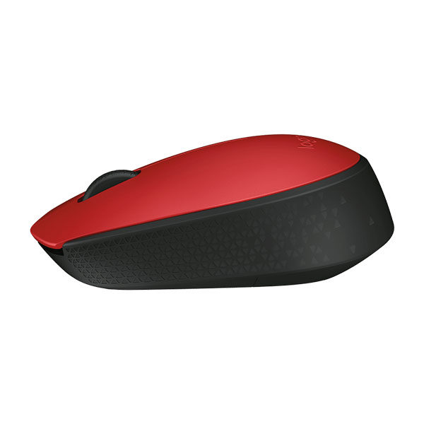 עכבר אלחוטי למחשב Logitech M171 עם מבנה קומפקטי אדום