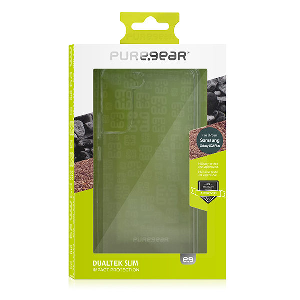 כיסוי לגלקסי S22 פלוס DualTek Slim שקוף חזק ועמיד PureGear