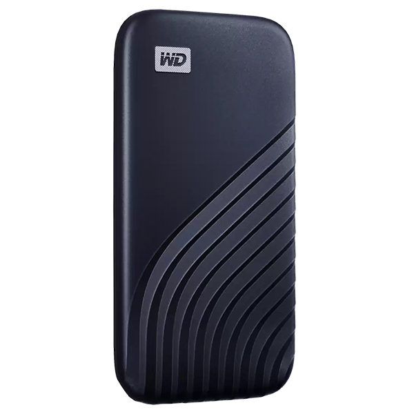 כונן SSD חיצוני קומפקטי 2 טרה Western Digital My Passport כחול כהה