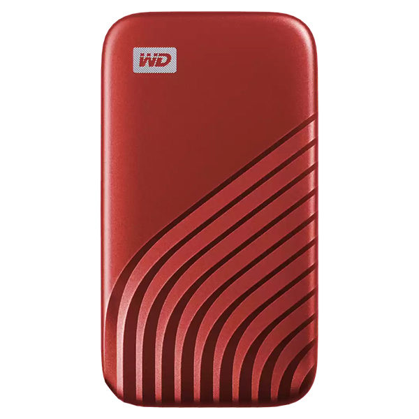 כונן קשיח SSD קומפקטי חיצוני 1 טרה Western Digital My Passport אדום