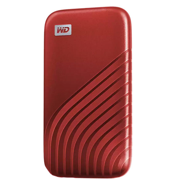 כונן קשיח SSD קומפקטי חיצוני 1 טרה Western Digital My Passport אדום