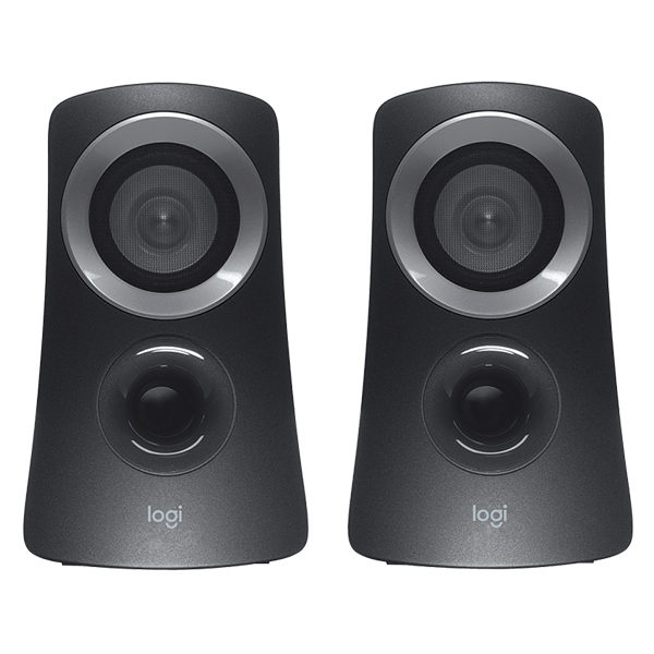 רמקולים Logitech Z313 למחשב 2.1 עם סאבוופר שחור