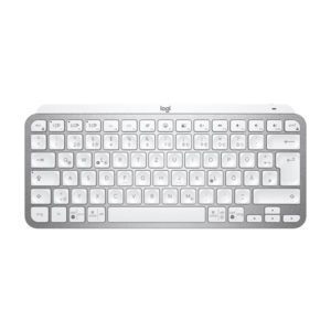 מקלדת Logitech MX Keys Mini אלחוטית קומפקטית אפור בהיר