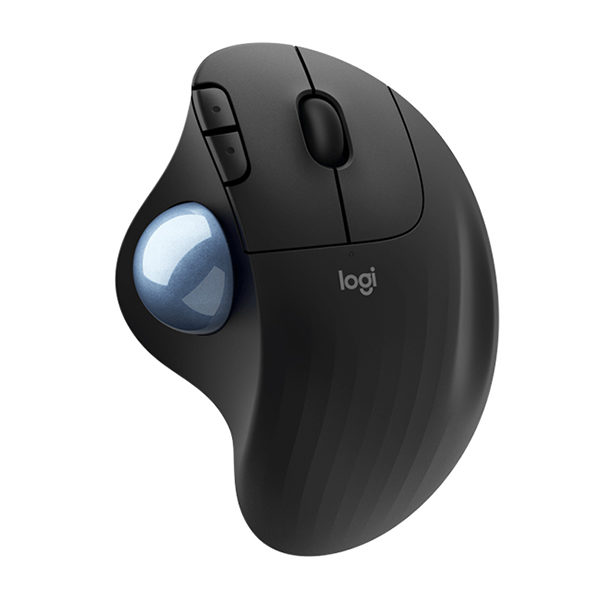 עכבר אלחוטי Logitech Ergo M575 שחור למחשב חיי סוללה ארוכים