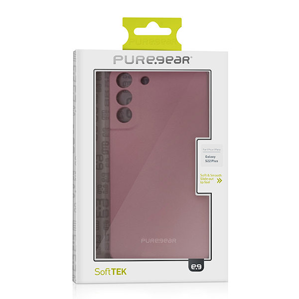 כיסוי סיליקון לגלקסי S22 פלוס ורוד PureGear Softek