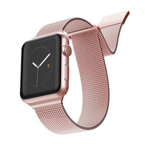 רצועה ל-Apple Watch 38/40mm ורוד בהיר X-Doria Mesh Band