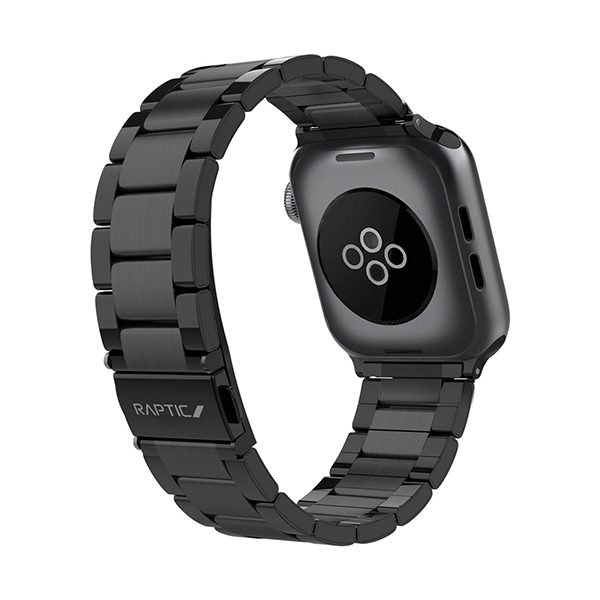 רצועה ל-Apple Watch 42/44/45mm אל חלד Raptic Citizen שחור