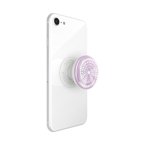 פופסוקט תופסן לסמארטפון סגול מסתובב PopSocket Infinite Blossom