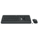 סט מקלדת ועכבר אלחוטיים Logitech MK540 שחור