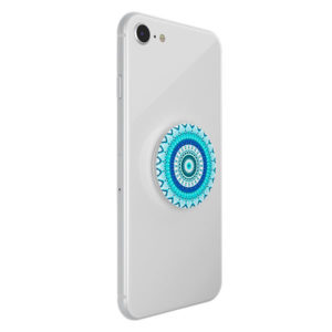 פופסוקט מחזיק לסמארטפון מנדלה כחולה PopSocket Blue Floral Mandala