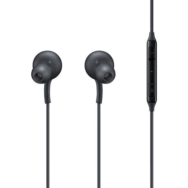 אוזניות סמסונג טייפ סי נארז בארץ שחור AKG Earphones