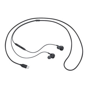 אוזניות סמסונג טייפ סי נארז בארץ שחור AKG Earphones