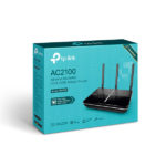 מודם ראוטר אלחוטי לבית תומך 2100Mbps שחור TP-Link AC2100