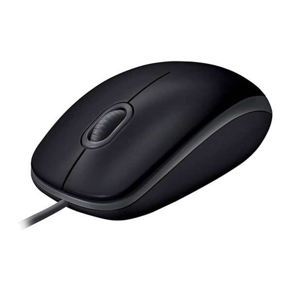 עכבר Logitech B110 Silent חוטי עם מבנה קומפקטי שחור