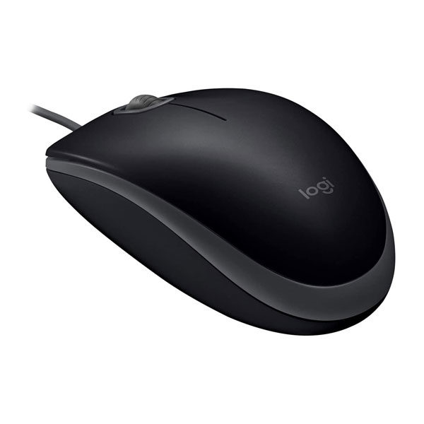 עכבר Logitech B110 Silent חוטי עם מבנה קומפקטי שחור