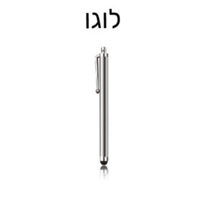 עט לטאבלט ולסמארטפון ממותג כסוף Pencil Tablet