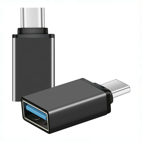 מתאם USB-C ל-USB-A נקבה Energy שחור