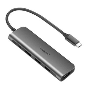 מפצל 5 ב-1 מ-USB-C ל-USB-C, USB, HDMI, ועוד uGreen