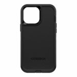 מגן לאייפון 14 פרו מקס Otterbox Defender שחור עם קליפס חזק ועמיד