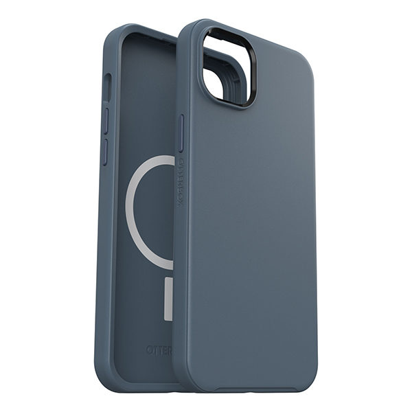 כיסוי לאייפון 14 פלוס כחול Otterbox Symmetry תומך MagSafe חזק