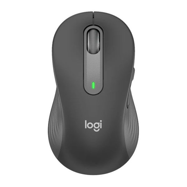 עכבר אלחוטי Logitech Signature M650 L שחור ליד שמאל