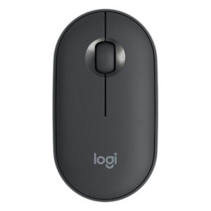 עכבר בלוטוס שקט שחור 2 Logitech M350S Pebble בעל מבנה שטוח