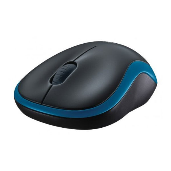 עכבר אלחוטי Logitech M185 כחול עם מבנה קומפקטי