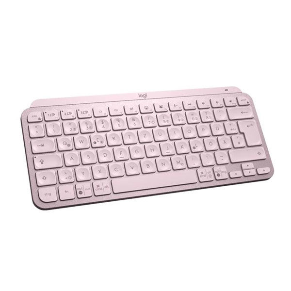 מקלדת Logitech MX Keys Mini אלחוטית קומפקטית ורוד