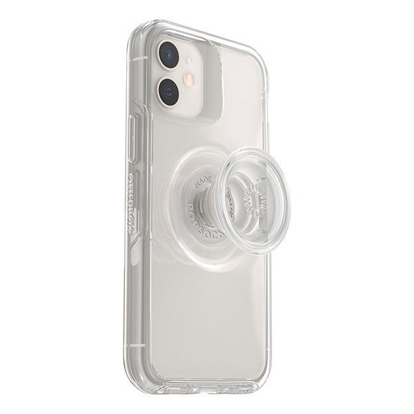 כיסוי לאייפון 12 מיני שקוף עם תופסן Otterbox Symmetry PopSocket