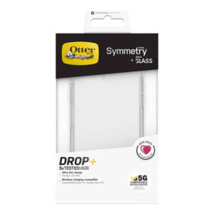 כיסוי ומגן זכוכית לאייפון 12/12 פרו שקוף Otterbox Symmetry Alpha Glass