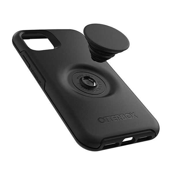 כיסוי לאייפון 11 שחור עם תופסן Otterbox Symmetry PopSocket