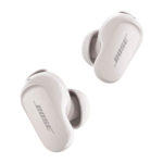 אוזניות אלחוטיות Bose לבן שמנת Quiet Comfort II עם סינון רעשים מובנה