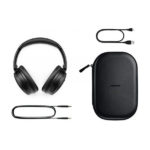 אוזניות אלחוטיות Bose שחור Quiet Comfort 45 עם סינון רעשים מובנה